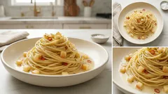 りんごのやさしい甘みでいつもの一皿が変わる—ゆで汁で乳化するペペロンチーノ