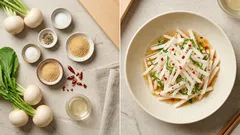 切って和えるだけ。かぶのピリ辛おつまみ—酢でさっぱり、あと一品にも