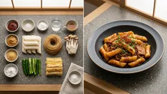 フライパンひとつで甘辛満足「トッポキのチャプチェ」—春雨にしっかり絡むコチュジャン味噌だれ