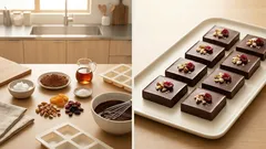 混ぜて冷やすだけ:ココナッツオイルと純ココアで作る砂糖不使用のローチョコレート