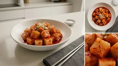 切って揉んで和えるだけ—水っぽくならない即席カクテキ(大根キムチ)の作り方