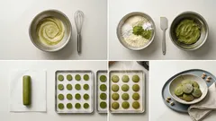 卵・バターなしでもサクッとほどける。豆乳で作る抹茶の米粉クッキー