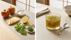 鍋ひとつで簡単。りんごの甘さにミントが香る「アップルミントジャム」の作り方