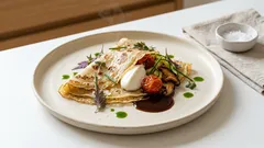 米粉×大豆粉で作る、もっちりヴィーガンクレープ：豆乳ヨーグルトでコクもやさしく