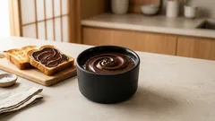 お正月の黒豆煮で「黒豆ヌテラ」：混ぜるだけでチョコ風スプレッドが完成