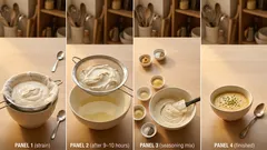 乳製品なしで濃厚：豆乳ヨーグルト水切りのホワイトソース（混ぜるだけ）