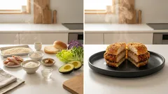 山芋でふんわり＆サクッ：ライクチキンで作るプラントベースカツバーガー