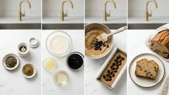 おせちの黒豆が余ったら—ホットケーキミックスで作る しっとりほうじ茶パウンドケーキ