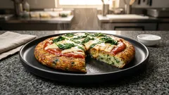 小麦粉なしでも満足感たっぷり。じゃがいも生地で作る「ピザ風ポテト」フライパンレシピ