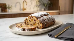 米粉×オートミールでしっとり。グルテンフリーのヴィーガン・シュトーレンの作り方