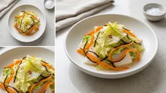 塩もみ白菜にすだちと塩昆布を和えるだけ—さっぱり漬けの作り置き副菜