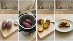 電気圧力鍋でねっとり甘い「おうち干し芋」——蒸して干すだけの無添加おやつ