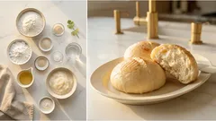 サイリウムなしでも手ごねOK：長芋でふわもちに仕上げるグルテンフリー米粉白パン