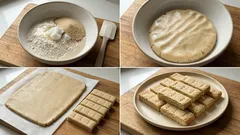 バター不使用でもさくほろ。古代小麦粉×ココナッツオイルのショートブレッド（1cm厚がコツ）