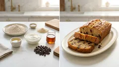 豆乳ヨーグルトでしっとりふわふわ—卵・バターなしのチョコチップパウンドケーキ